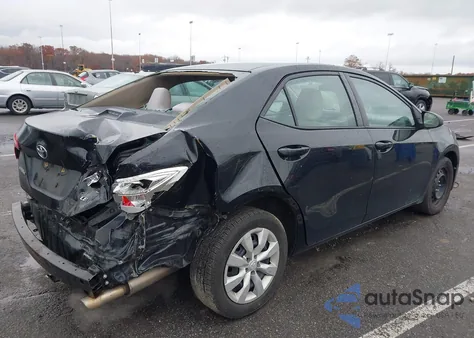 2016 Toyota Corolla Le из США, поврежденный, VIN 2T1BURHE2GC629471